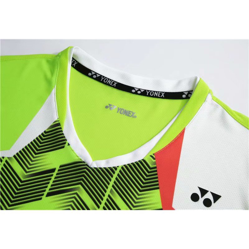 Yonex Badminton Quick-drying Outdoor Breathable Men's Sports Ladies Outdoor Breathable Short Sleeves(Only Shirts)