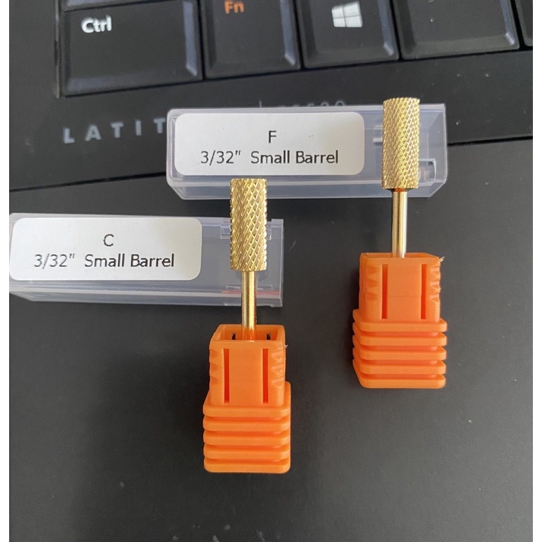 Đầu mài móng bột gel min (F) và phá (XC) tròn small barrel