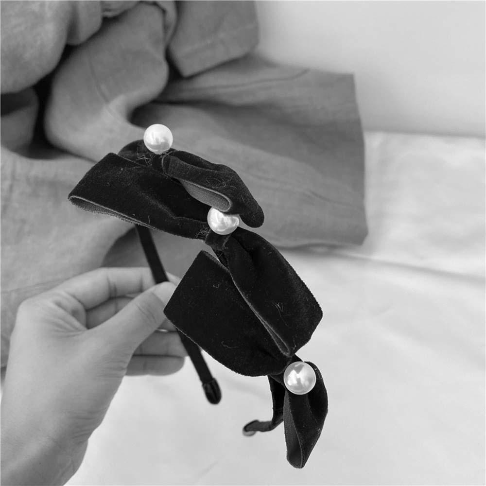 ANEMONE Băng Đô Nơ Bằng Nhung Phong Cách Hàn Quốc Thanh Lịch Dành Cho Nữ