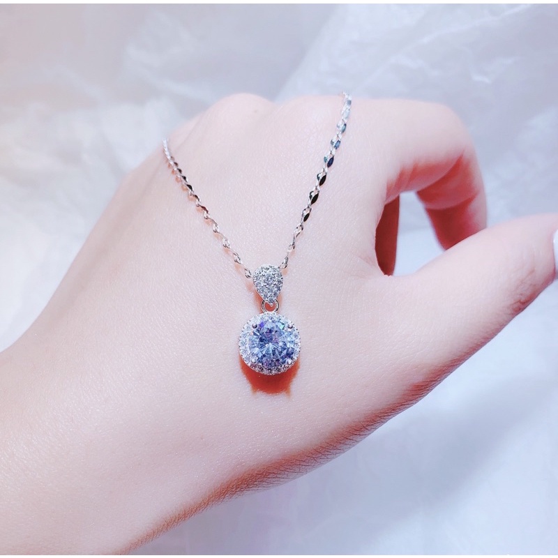 Dây chuyền nữ Bạc S925 tặng kèm hộp đựng - Vàng bạc Khải Khải