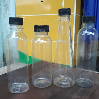 Chai nhựa nắp đen 330ml - 50 chai