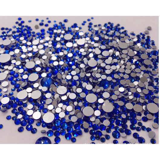 1440v đá mix size loại ĐẸP Màu số 6 xanh Dark blue