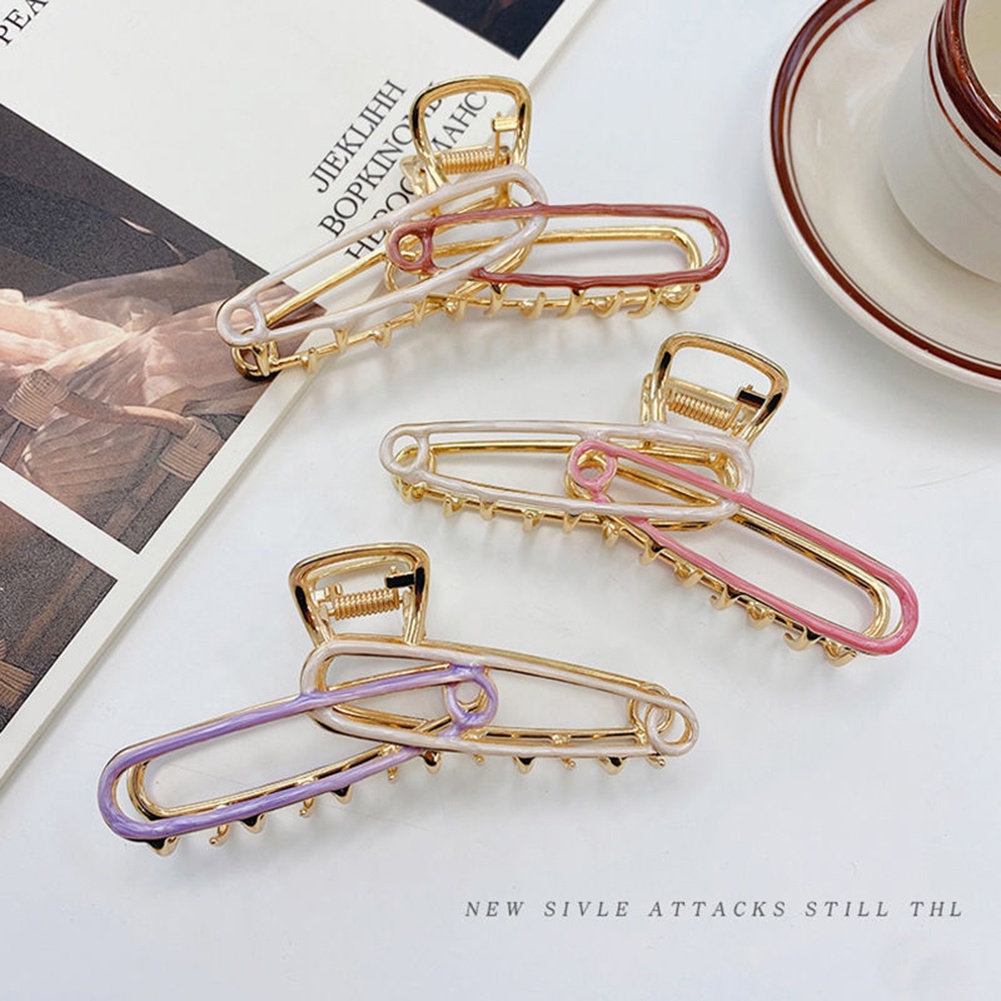 Kẹp Tóc Kim Loại Hình Cá Mập Độc Đáo Thời Trang