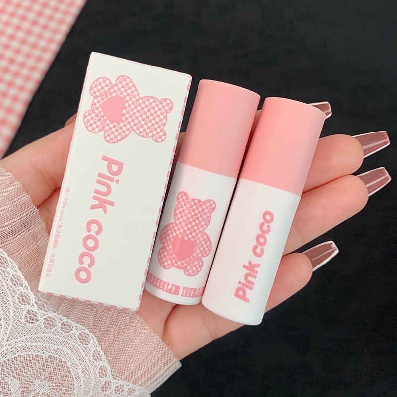 Son Môi Pinkcoco Màu Hồng Lì Chống Thấm Nước