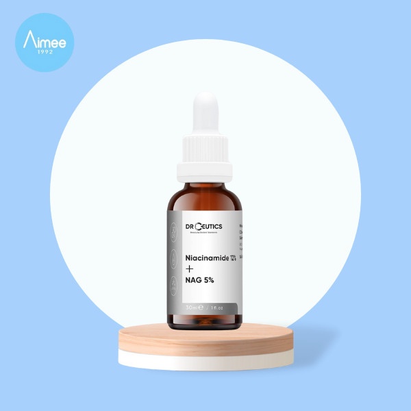 Serum B3 Niacinamide 12% + NAG 5%  DrCeutics Giảm Thâm Sáng Da Kiềm Dầu 30ml [Aimee1992]