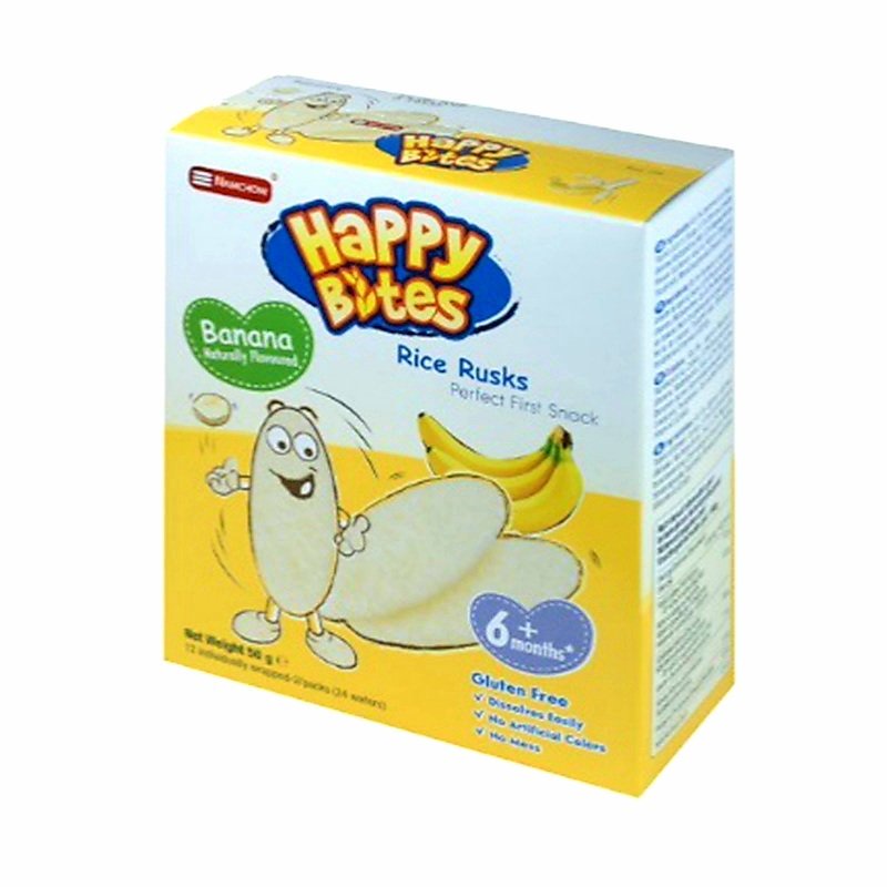 Bánh gạo ăn dặm Happy Bites [Date 2024]