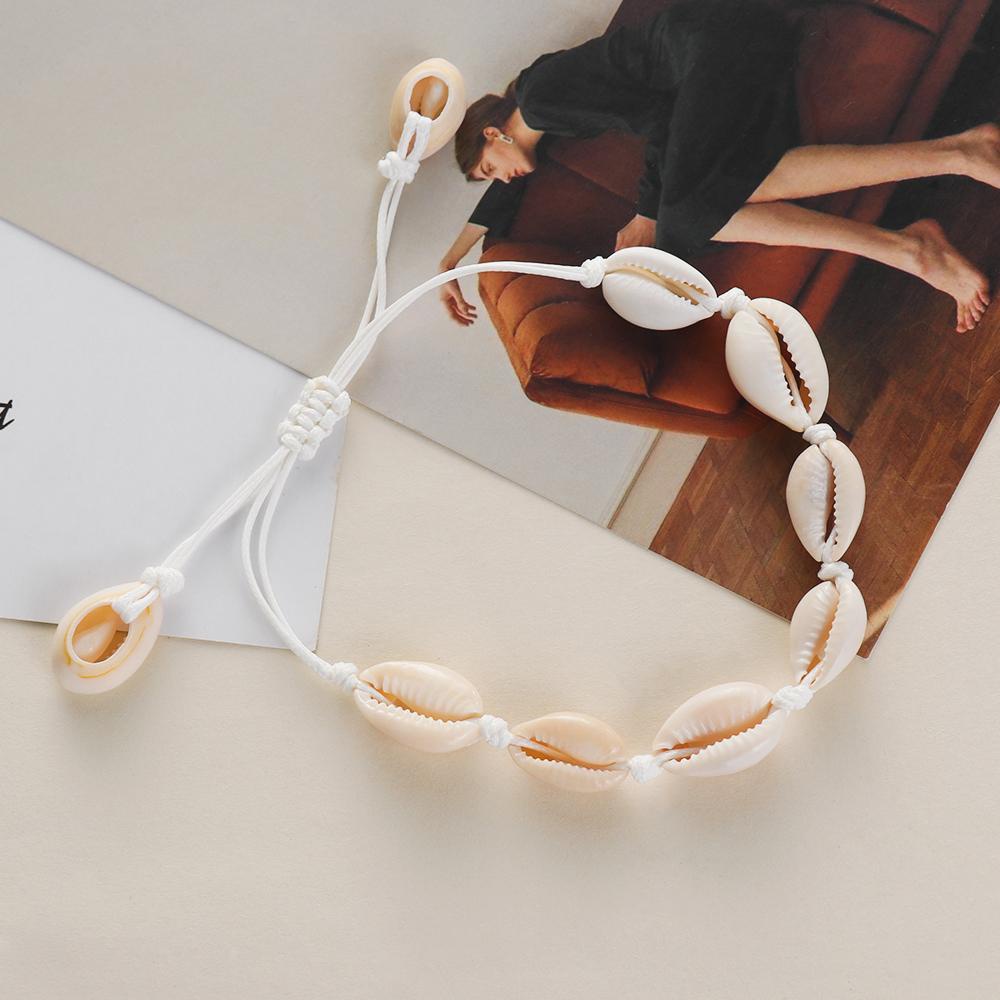 NIUYOU Lắc Chân Vỏ Sò Phong Cách Boho