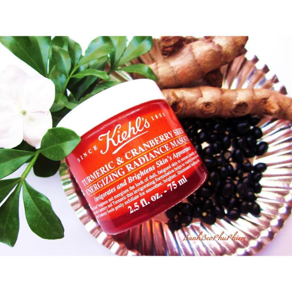 Mặt Nạ nghệ Kiehl's Turmeric & Cranberry Seed Energizing Radiance Masque.