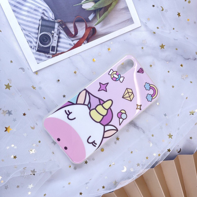 Ốp iphone Unicorn dành cho Iphone iPhone6/6s/6Plus/6sPlus/7Plus/8Plus/iPX/IPXS/Xs Max