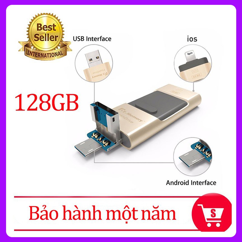 USB tốc độ cao i-Flash cho IOS iPhone iPad/PC 3 trong 1