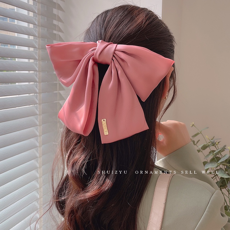 Kẹp tóc hình nơ xinh xắn phong cách Hàn Quốc dành cho nữ