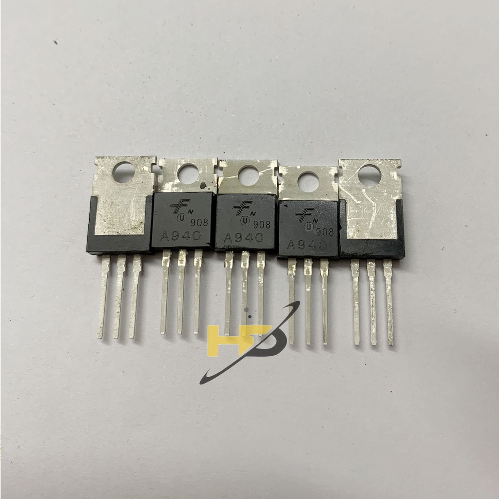 [Combo 5] A940 - 2SA940 Transistor PNP 150V/1.5A TO-220C Chính Hãng (Mới)