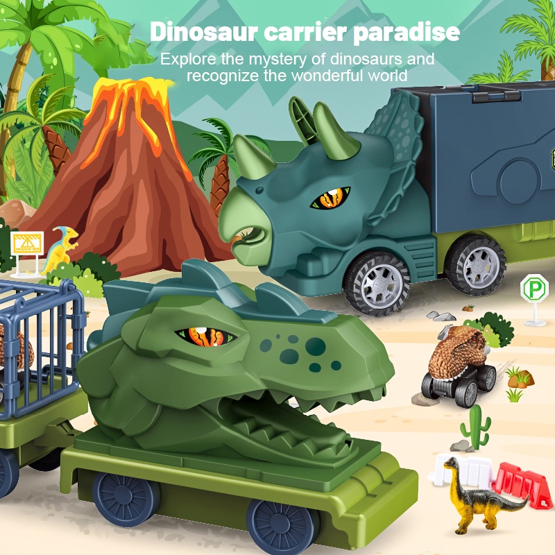 Đồ chơi xe khủng long SEA SUN TOYS cỡ lớn chống rơi dành cho bé trai
