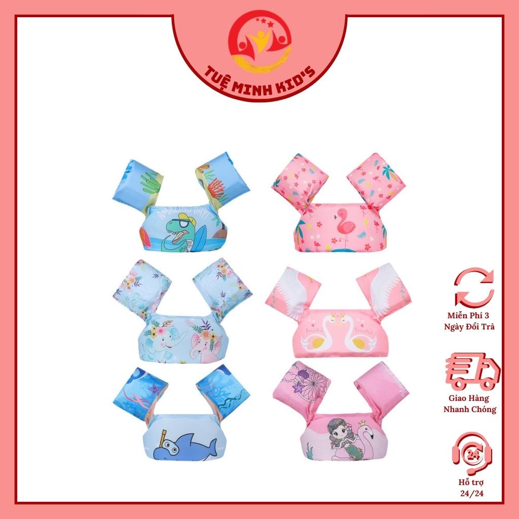 Phao Tập Bơi Liền Thân- Phao Tay Đỡ Ngực Tuệ Minh Cho Bé Trai Bé Gái Từ 2 Đến 6 Tuổi Bơi Lội Mùa Hè Nhiều Màu Sắc