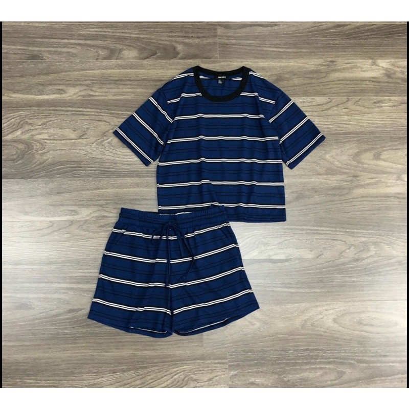 BEUCLOSET -Set đồ bộ mặc nhà hoặc tiết kẻ sọc F21 thun cotton | BigBuy360 - bigbuy360.vn