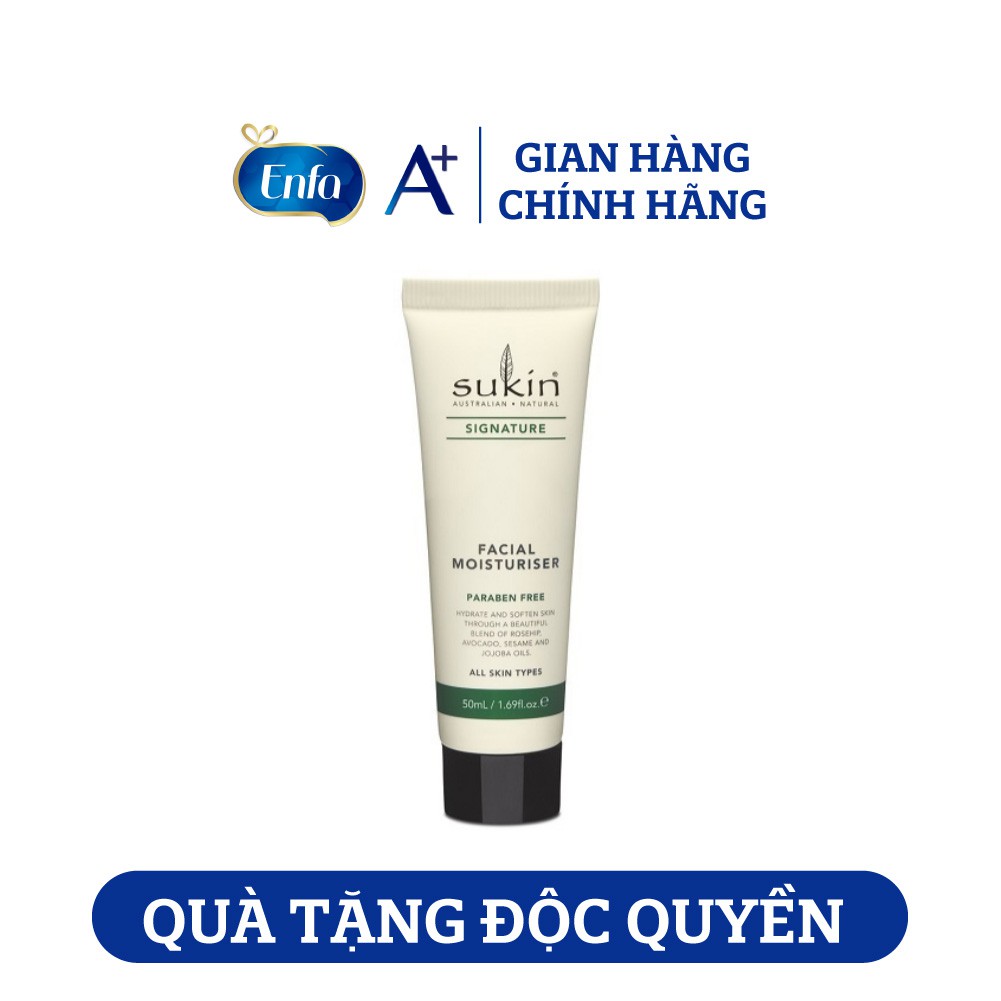 [Mã FMCG80 giảm 10% đơn từ 400K] [MKB Gift] Quà tặng Enfa – Sukin kem dưỡng ẩm dịu nhẹ Facial Moituriser 50ml