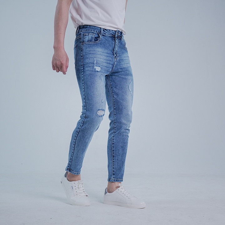 Quần Jean Nam H90 Dáng Baggi Trẻ Trung Năng Động, Chất Bò Cotton Co Giãn Cực Dễ Chịu HTRJ010