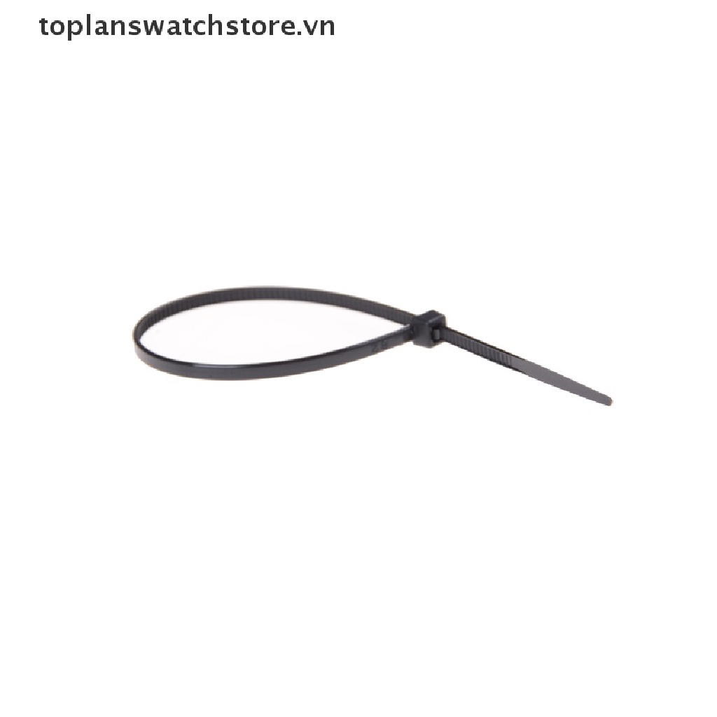 Túi 100 dây rút tự khóa bằng nylon tiện lợi cỡ 3x150mm