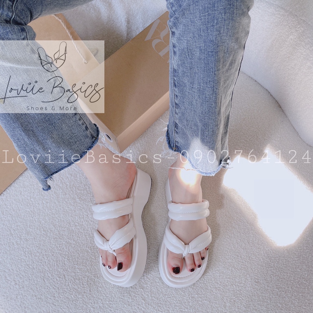 DÉP THỜI TRANG LOVIIE BASICS - DÉP XUỒNG NỮ PHONG CÁCH HIỆN ĐẠI QUAI NGANG KẸP ĐẾ CAO D220869