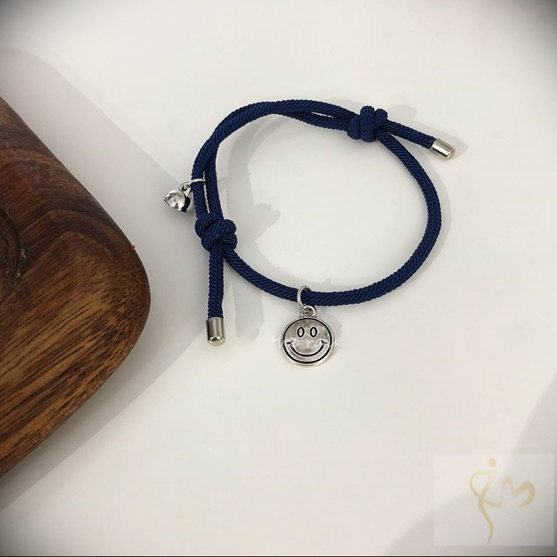 Vòng Đeo Tay Hình Mặt Cười Xinh Xắn Dành Cho Cặp Đôi