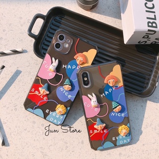 Ốp lưng Iphone silicon bảo vệ camera hình 3d nổi