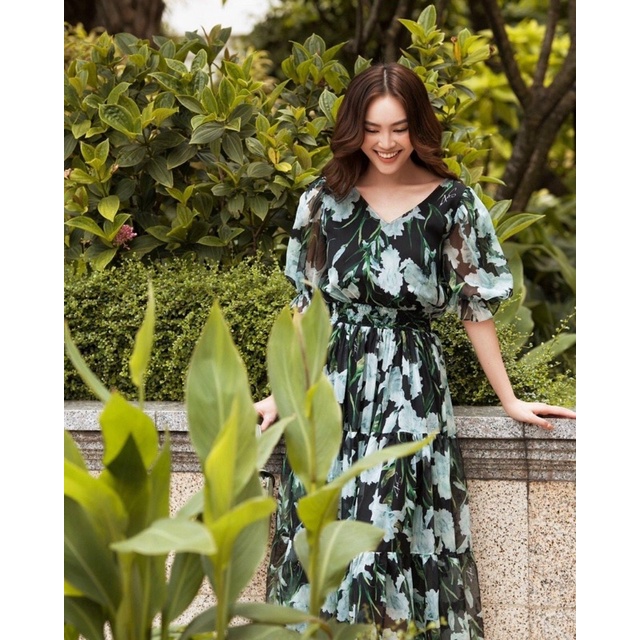 Vải tơ hoa dây 2 màu