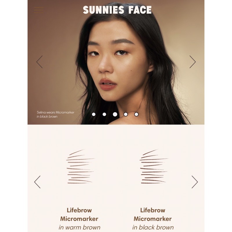 (CÓ SẴN)  BÚT PHẨY SỢI CHÂN MÀY LIFEBROW MICROMARKET SUNNIES FACE