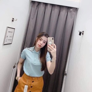 Áo Polo nữ uniqlo japan 4 màu như ảnh