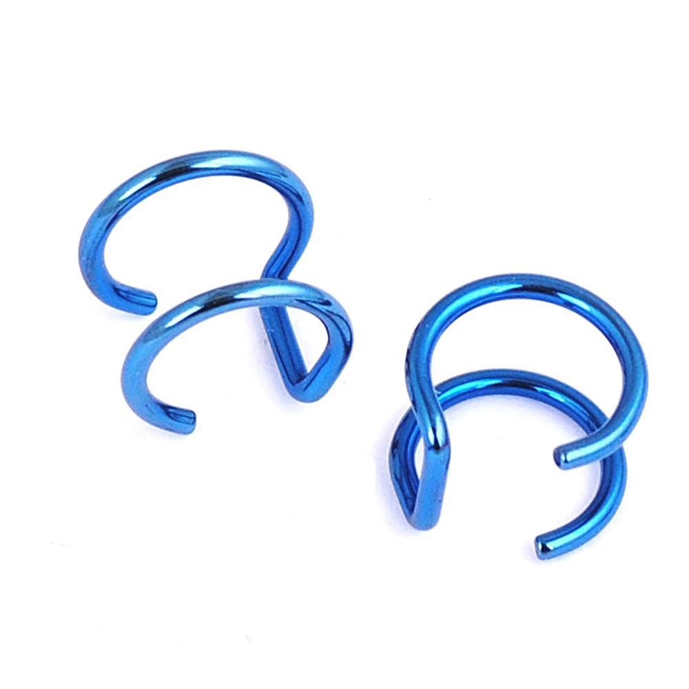 Set 2 bông tai kẹp không xỏ lỗ thời trang Punk