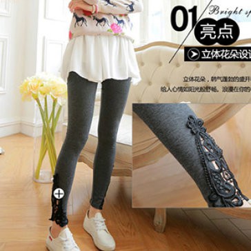 Quần Legging Phối Ren Chữ V | BigBuy360 - bigbuy360.vn