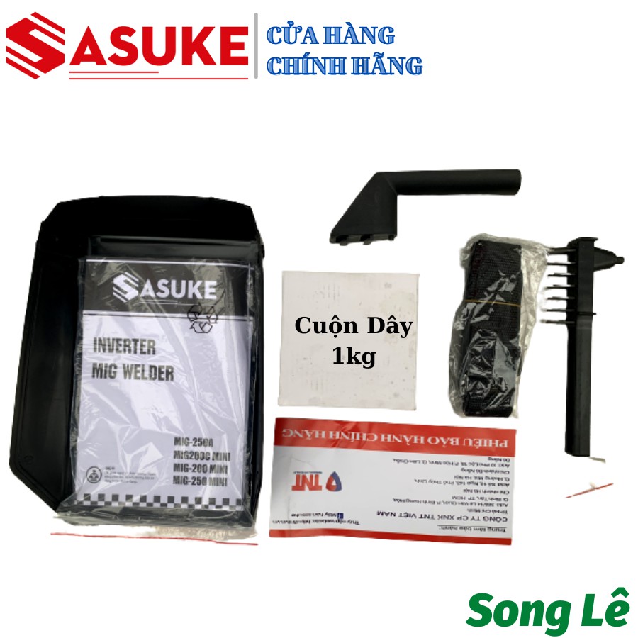 Máy Hàn Điện Tử  - Mig Không Dùng Khí - SASUKE - KENMAX MIG 200C MiNi - Tặng FULL Phụ Kiện