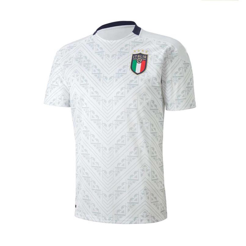 Bộ Quần Áo Bóng Đá Đội Tuyển Ý 2019-2020 màu trắng chất đẹp thoáng mát - Áo đá banh Ý