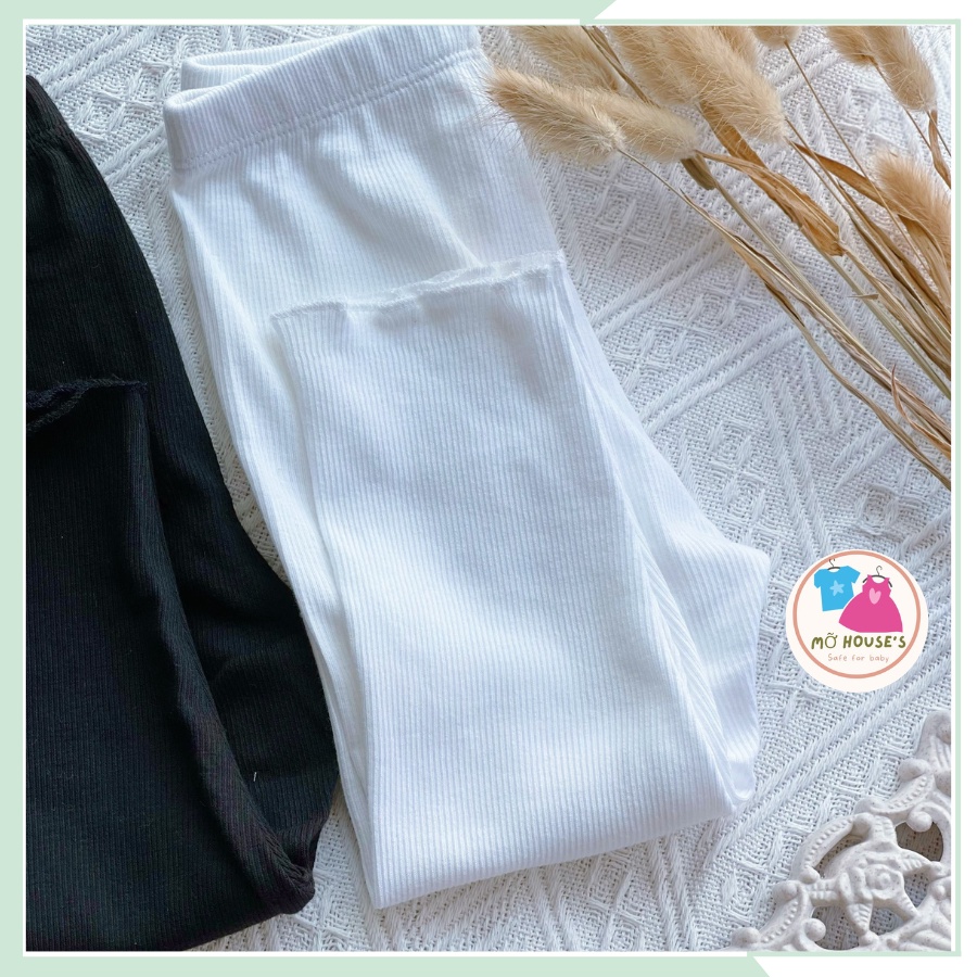 Quần legging cotton tăm, quần giữ nhiệt cho bé gái từ 10kg đến 20kg QLG02