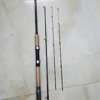 Cần câu cá lure máy đứng 3 khúc 2 ngọn PRO SPEED cực chất