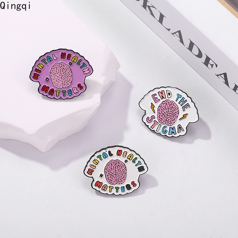 Huy hiệu cài áo MISS ZOE hình bộ não hoạt hình nhiều màu sắc xinh xắn
