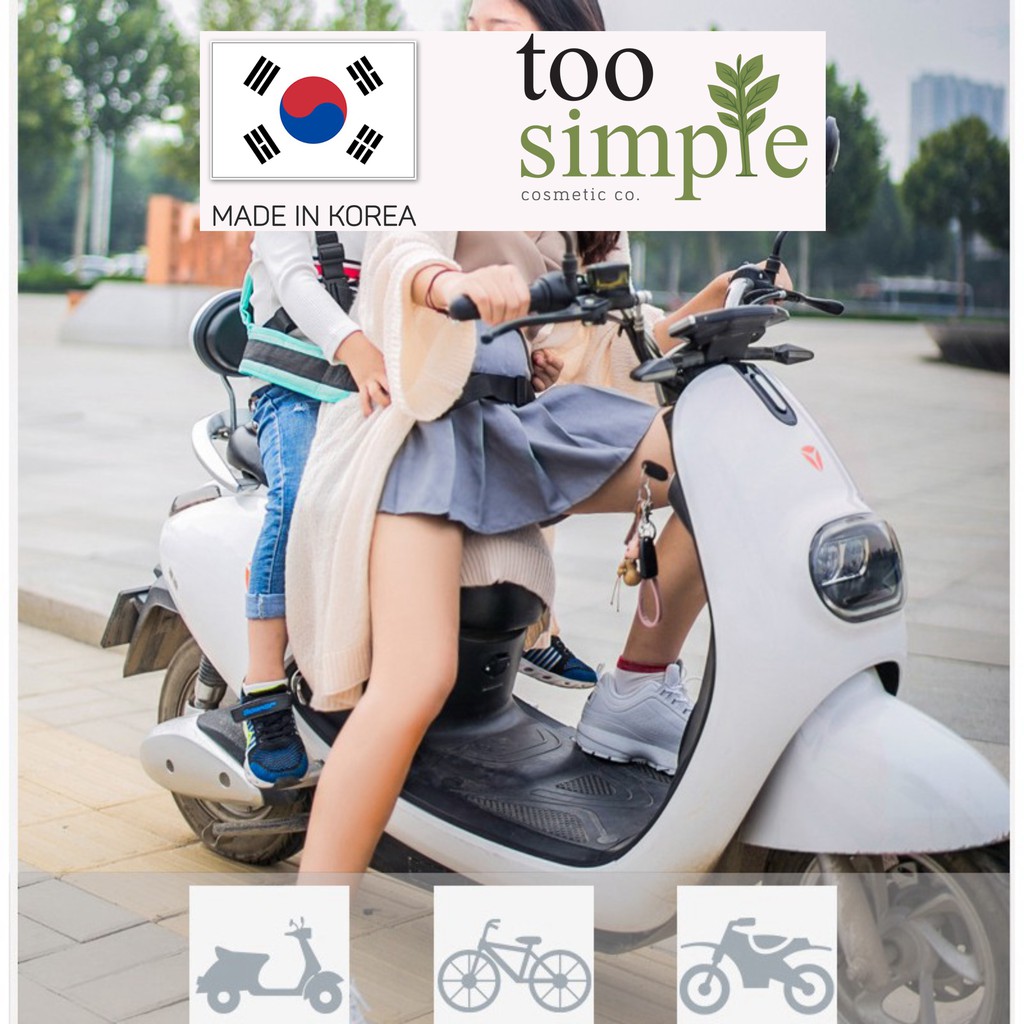 [TooSimple] Đai đi xe máy cho bé 1-10 tuổi Dodoto, đeo vai, thắt lưng, đai ngực, Kiki shop