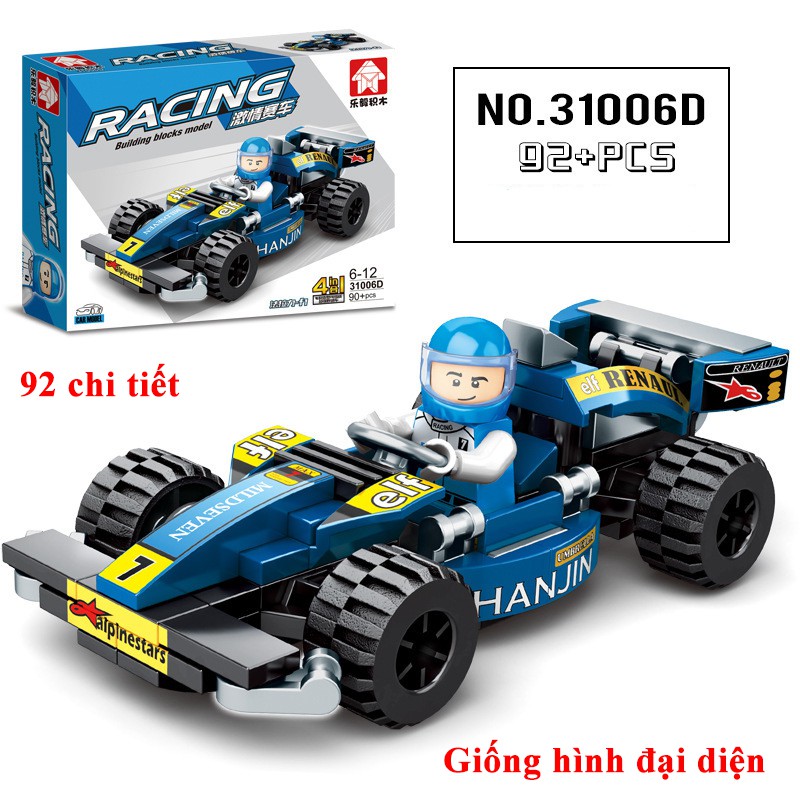 Tuyển tập bộ xếp hình ô tô đồ chơi cho bé KAVY, nhiều chi tiết phát triển tư duy và cả nhà có thể chơi cùng nhau