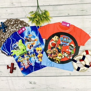 Áo thun lạnh in hình 3D chó cứu hộ bé trai Sale