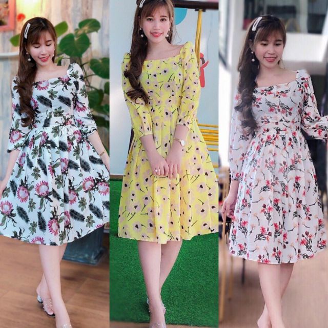 Váy hoa xinh xắn