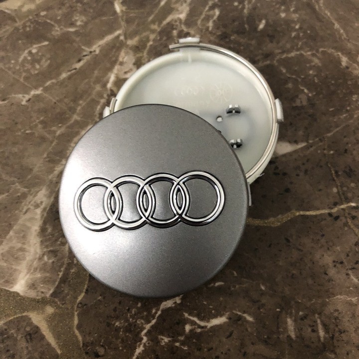 Biểu tượng logo Audi chụp mâm, vành, bánh xe ô tô/ Mã sản phẩm AUD60