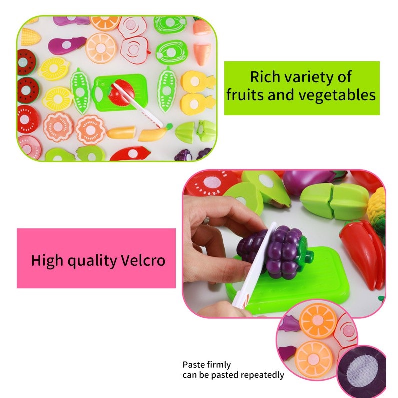 Bộ Đồ Chơi Cắt Trái Cây 39 Kiểu Cho Bé