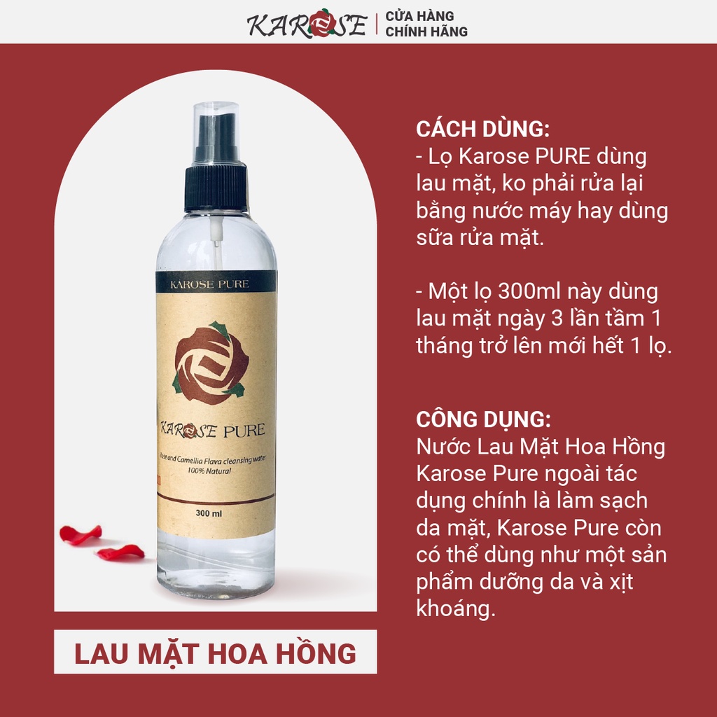 Nước lau mặt KAROSE