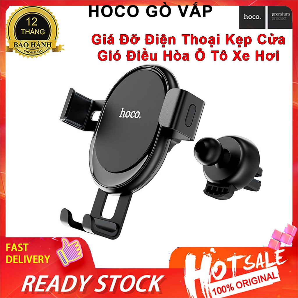 ⚡NowShip⚡ Giá Đỡ Điện Thoại Kẹp Cửa Gió Điều Hòa Ô Tô Xe Hơi HOCO CA56