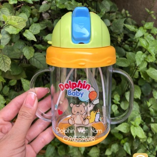 Bình uống nước cao cấp Dolphin 240ml