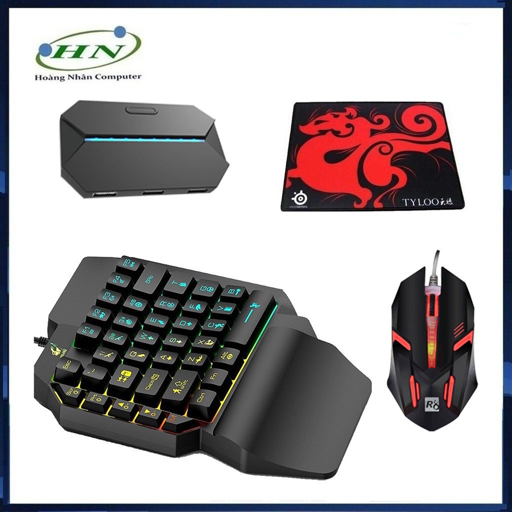 ┋Bộ Bàn phím giả cơ FREE WOLF K15 và Chuyển Đổi FREEWOLF G6 + Chuột chuyên game R8 1602 (Tặng Kèm Lót Chuột)
