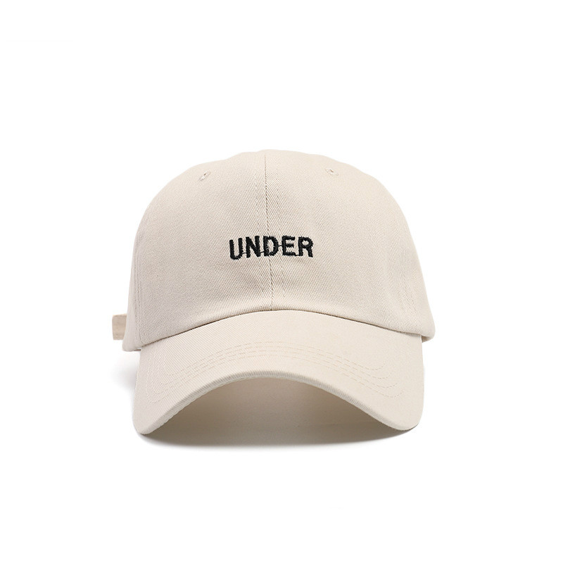 Nón Lưỡi Trai LINJW Thêu Chữ Đơn Giản Cho Cả Nam Và Nữ