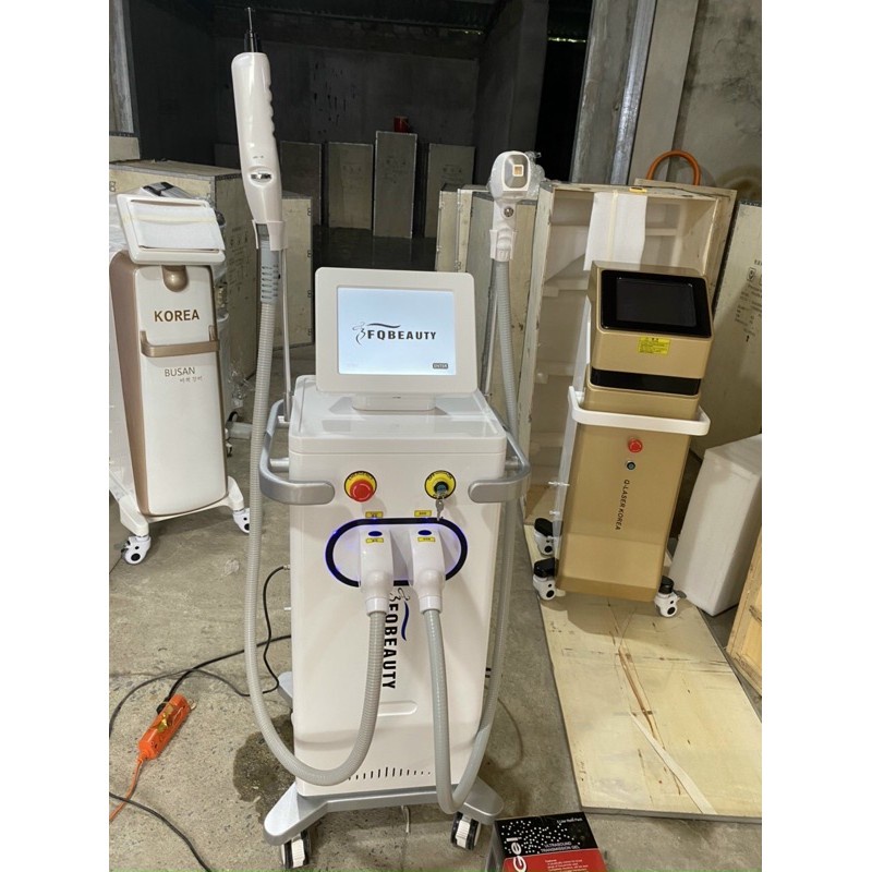 Máy 2in1 Triệt Lông Xoá Xăm Diode 808nm Công Nghệ Cao {Hàng Chính Hãng Đầy Đù Giấy Tờ}