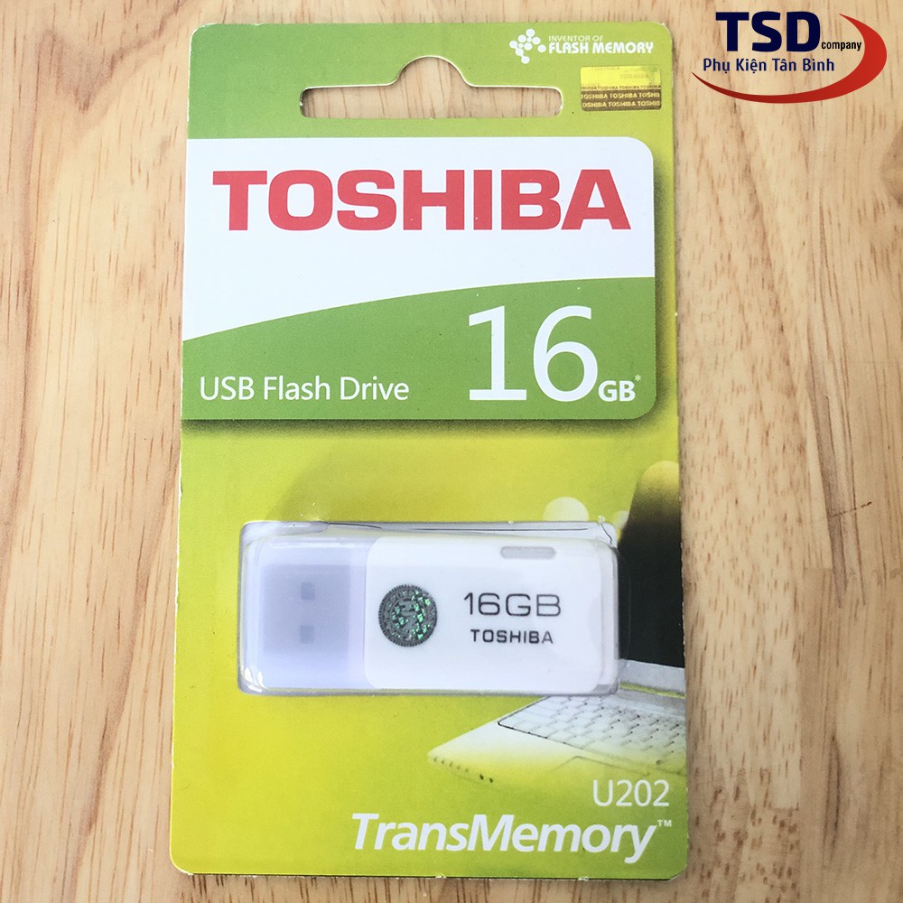 USB TOSHIBA 16GB U202 Chính Hãng Bảo Hành 24 Tháng