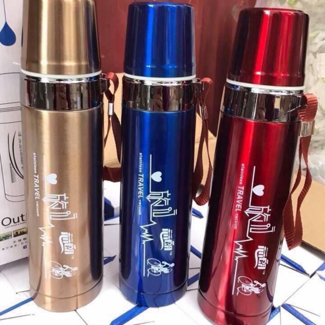 BÌNH GIỮ NHIỆT INOX LOẠI LỚN 800ML | BigBuy360 - bigbuy360.vn