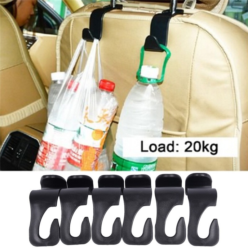 Bộ 2 Móc Treo Đồ Gắn Lưng Ghế Xe Hơi Tiện Dụng